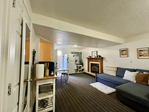 Kitchen or kitchenette, Living room, Seating area