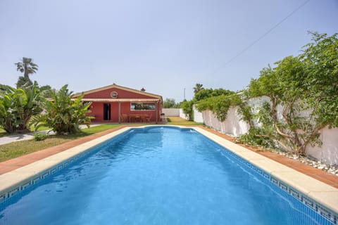Property building, Living room, Swimming pool