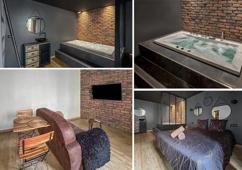 Bed, Kitchen or kitchenette, Living room, Photo of the whole room, Bedroom