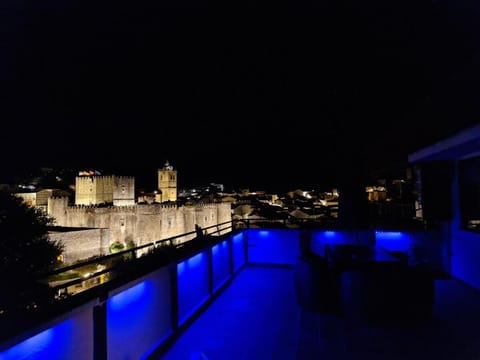 Night, View (from property/room), Balcony/Terrace, City view