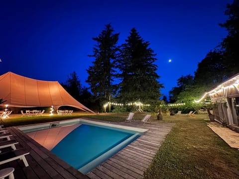 Night, Swimming pool