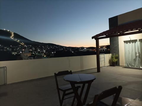 Natural landscape, Balcony/Terrace, City view, Mountain view