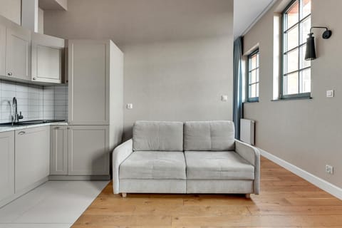 Kitchen or kitchenette, Living room, Seating area