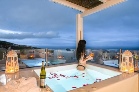 Night, Hot Tub, Sea view