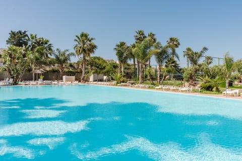 Property building, Living room, Swimming pool