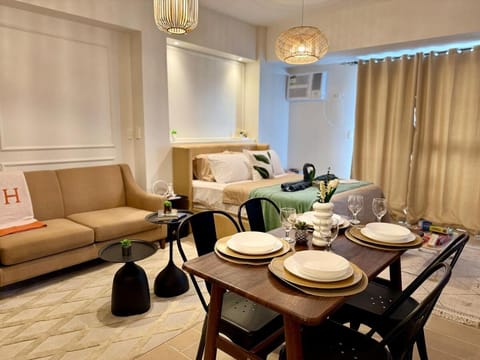 Living room, Dining area, air conditioner