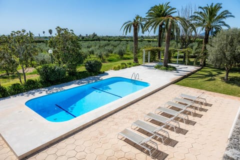 Property building, Living room, Swimming pool