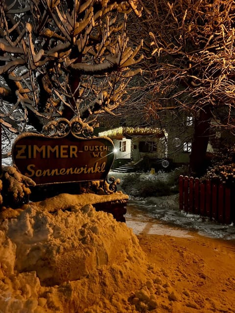 Night, Property logo or sign, Winter