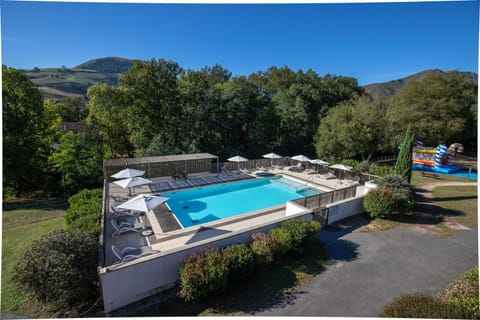 Natural landscape, Swimming pool, sunbed
