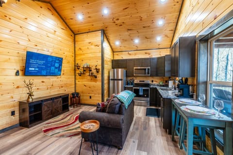 TV and multimedia, Kitchen or kitchenette, Living room, Seating area, Dining area