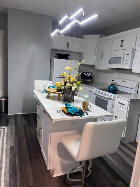 Kitchen or kitchenette, Dining area, oven, stove