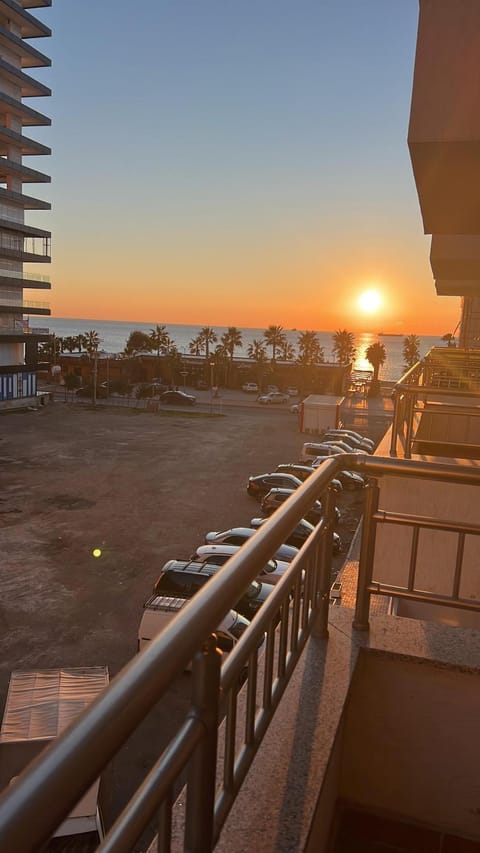 View (from property/room), Balcony/Terrace, Sea view, Sunset