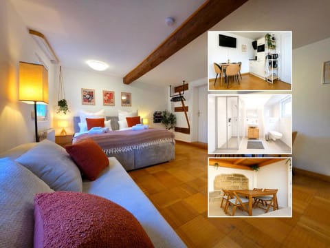 Bed, Living room, Photo of the whole room, Bedroom