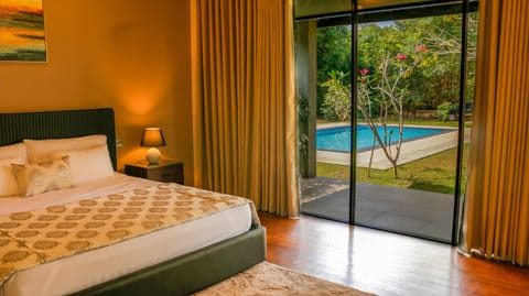 Bedroom, Pool view, Swimming pool