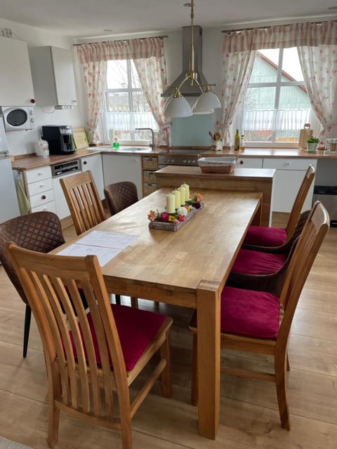 Living room, kitchen