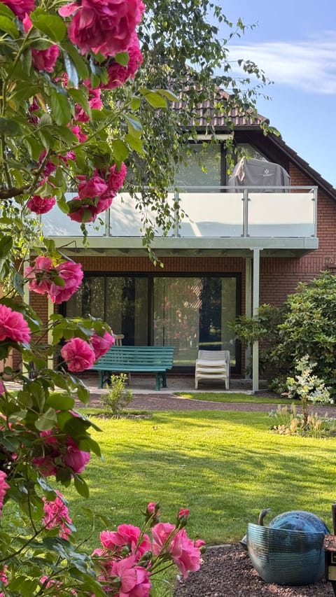 Property building, Spring, Garden view