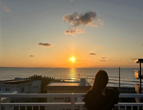 Natural landscape, Sea view, Sunset