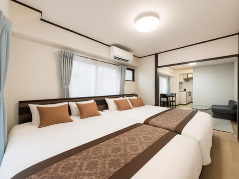 Bed, Bedroom, air conditioner