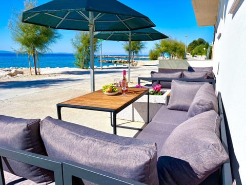 Patio, Seating area, Sea view