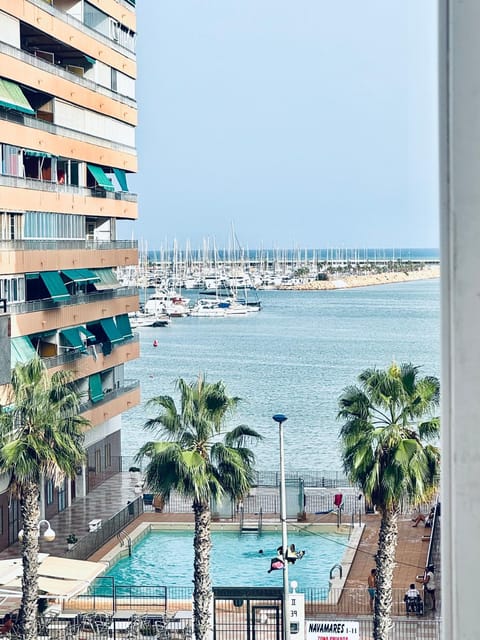 View (from property/room), Balcony/Terrace, Pool view, Sea view