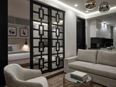 Living room, Bedroom