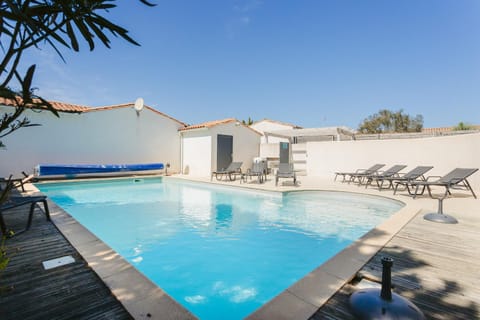 Property building, Living room, Swimming pool