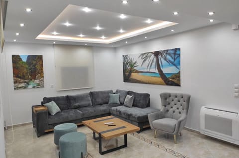 Living room, air conditioner