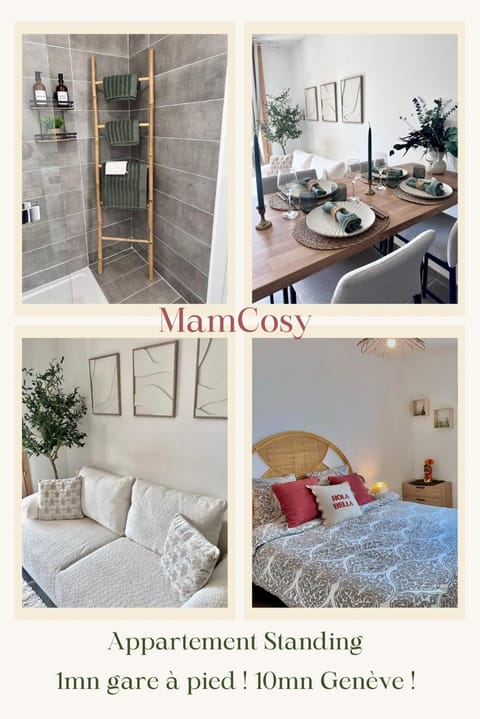 Le MAMCosy - Porte de Genève - Annemasse Pied Gare - Hyper Centre - New Eco-quartier Apartment in Annemasse