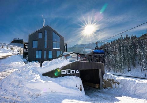 Property building, Natural landscape, Winter, Mountain view