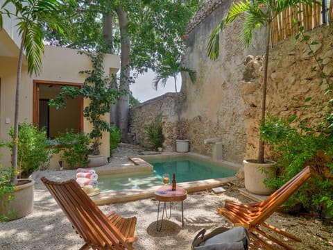 Patio, Garden, Swimming pool