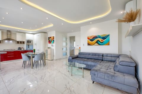 Living room, Dining area, kitchen, air conditioner