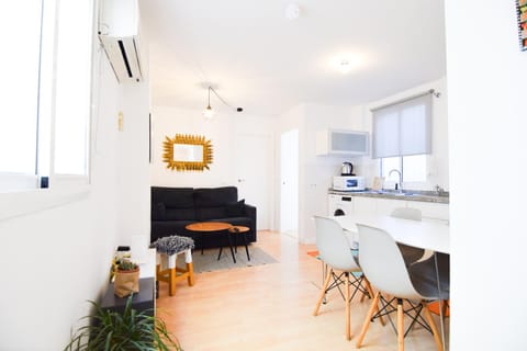 Kitchen or kitchenette, Living room, Dining area
