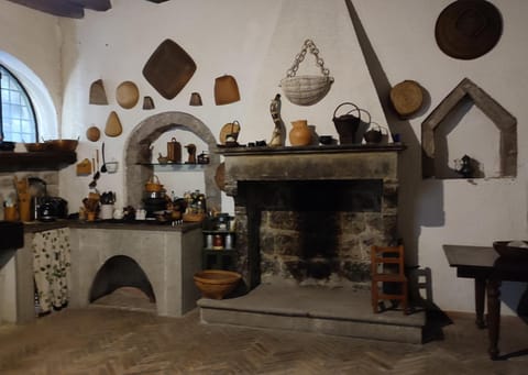 Dining area, Italian breakfast, kitchen