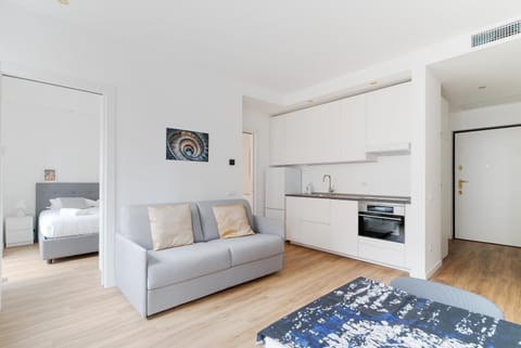 Kitchen or kitchenette, Living room