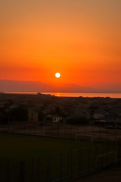 Natural landscape, Sea view, Sunset