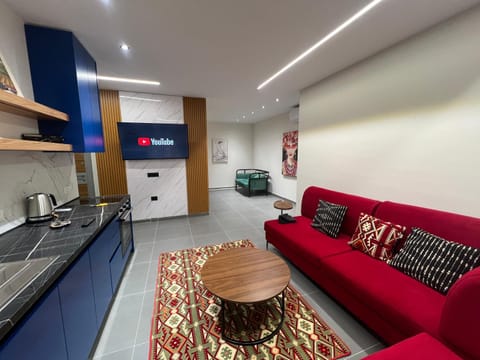 TV and multimedia, Kitchen or kitchenette, Living room, Seating area, Dining area, minibar, oven, pet friendly, stove