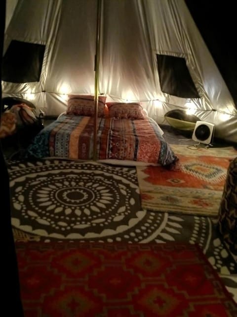 Off-Grid Creekside Tent Ideal for a Glamping Experience in Cosby, Tennessee Luxury tent in Cosby