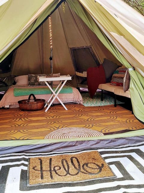 Creekside Glamping Heaven with Comfy Interior in Cosby, Tennessee Luxury tent in Cosby