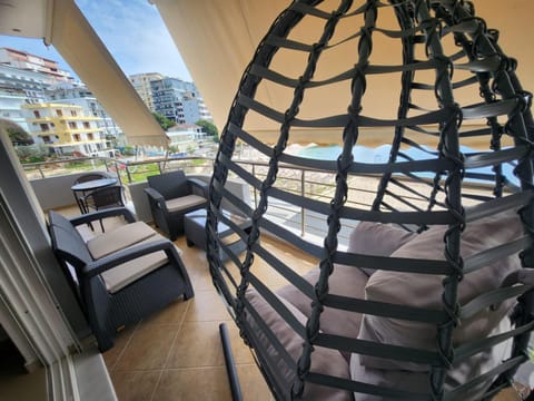 View (from property/room), Balcony/Terrace, Seating area