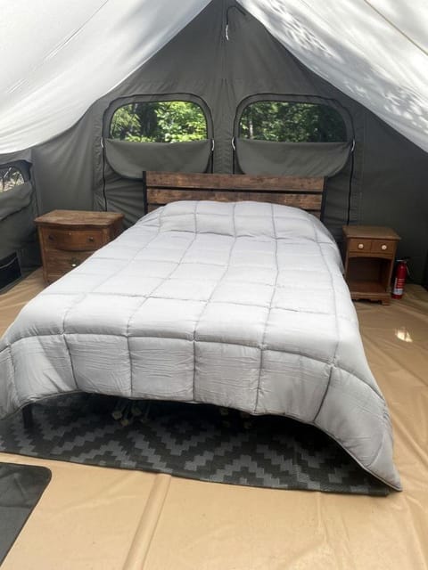Reconnect with Nature at this Glamping Tent in East Wakefield, New Hampshire Luxury tent in Wakefield