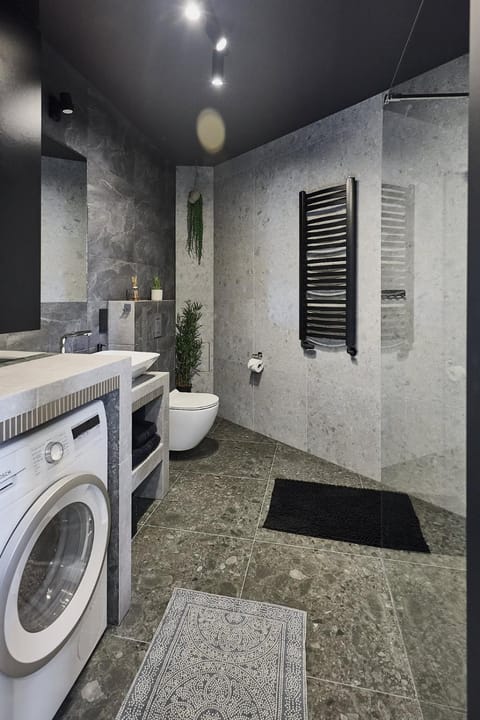 Shower, hair dryier, washing machine