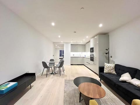 Kitchen or kitchenette, Living room, Seating area