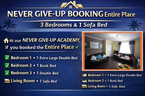 Never Give-Up Academy Stay - Where Comfort Meets Care House in Coventry