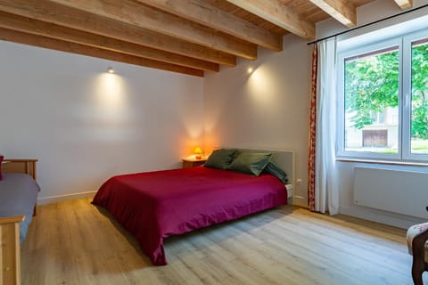 Property building, Living room, Bedroom