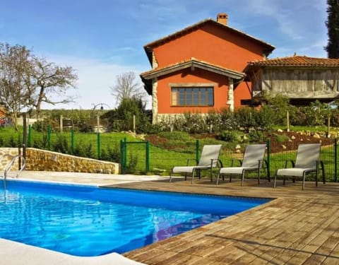 Property building, Living room, Swimming pool