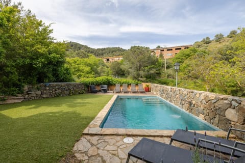 Property building, Living room, Swimming pool