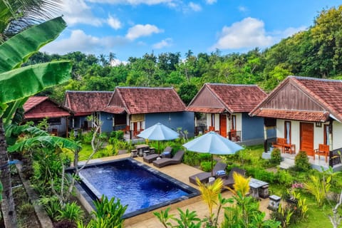 Natural landscape, Swimming pool, sunbed