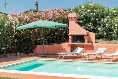 Property building, Living room, Swimming pool