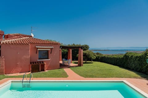 Property building, Living room, Swimming pool