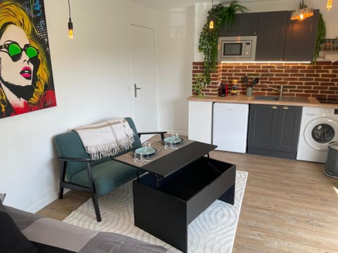 Unique Urban Art Studio Apartment in Lisieux